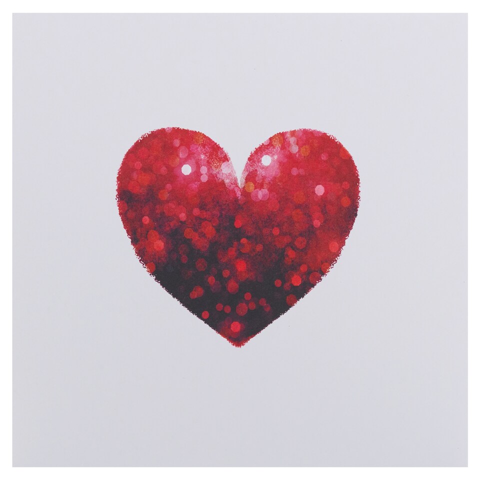 Hallmark Cards Heart (Blank Inside)