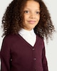 image 2 of F&F School Unisex 2-Pack Pure Cotton Knitted Cardigans in Burgundy
