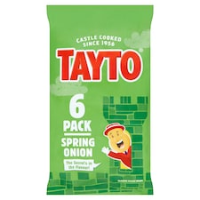 Tayto Spring Onion Crisps 6X33g