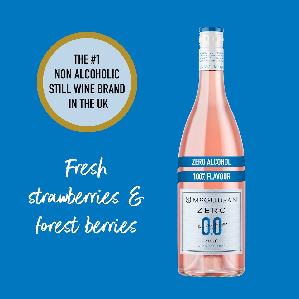 image 1 of Mcguigan Zero Alcohol Free Rose Wine 750Ml