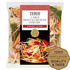Tesco Large Stir Fry 570G