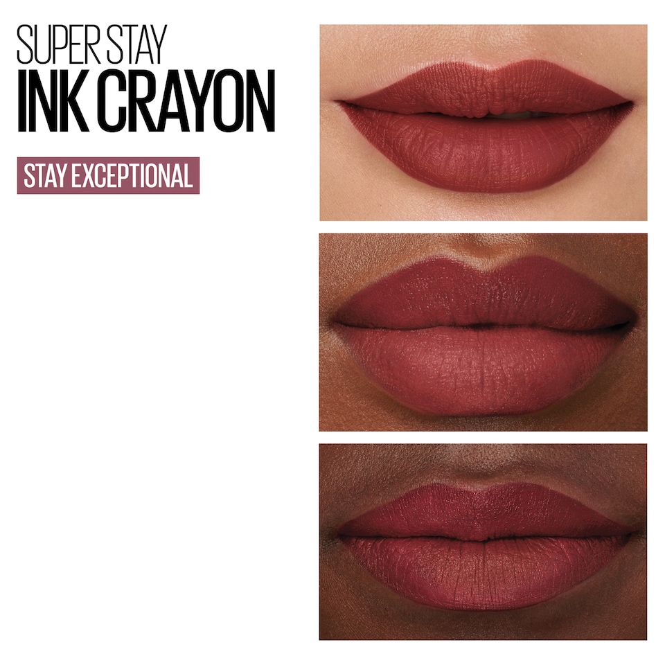 image 1 of Maybelline Superstay Lip Crayon Stay Exceptional