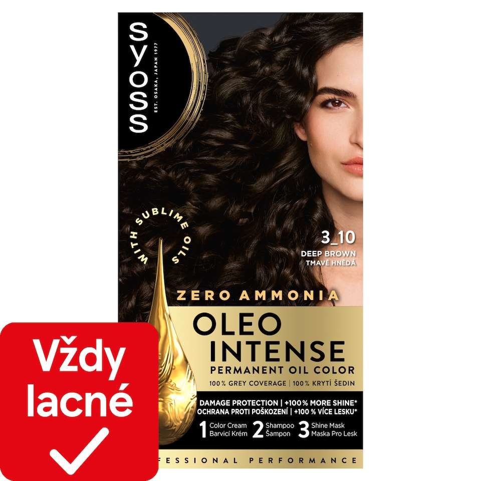 Syoss Oleo Intense 3-10 Tmavohnedý 50 ml