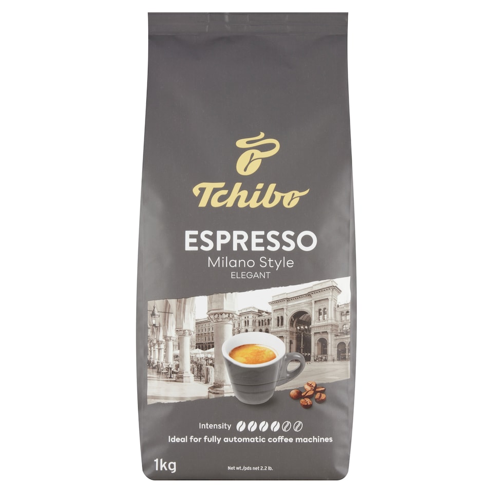 Obrázek 1 pro produkt Tchibo Espresso Milano Style pražená zrnková káva 1000g