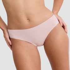  F&F 2-Pack Ribbed Seamfree High Leg Hipster Knickers in Pink