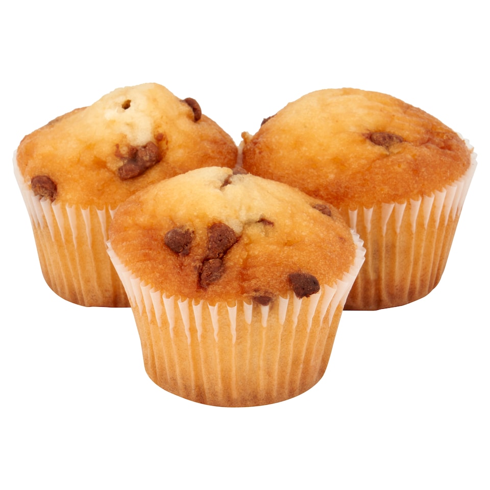image 1 of Tesco Chocolate Chip Mini Muffins 16 Pack