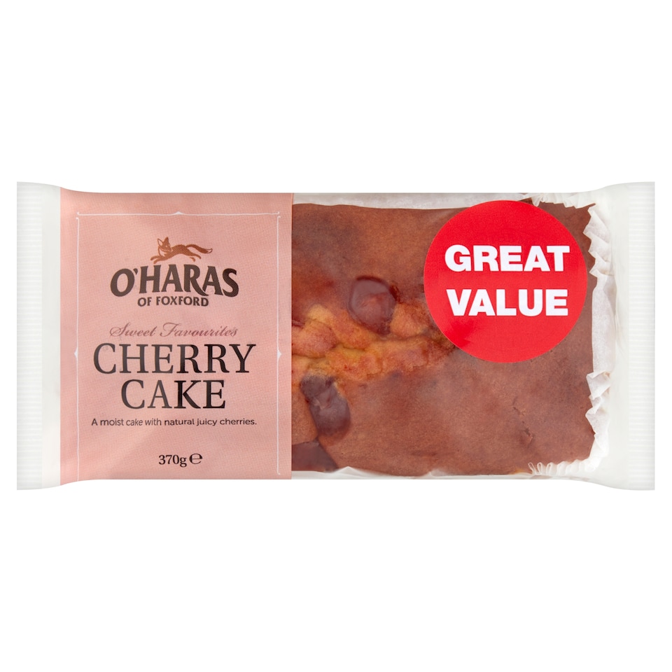 Oharas Cherry Cake 370G