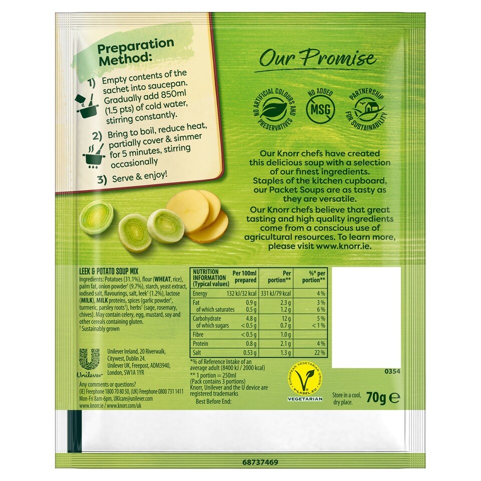image 1 of Knorr Soup Leek And Potato 70G