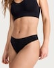 image 1 of F&F 2-Pack Contour Seamfree Thongs in Black