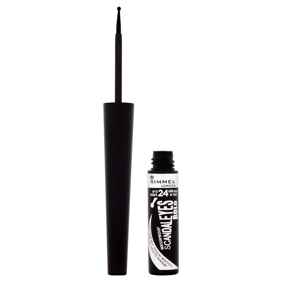 image 1 of Rimmel Eyeliner Scandal Eyes Bold Eyeliner Black
