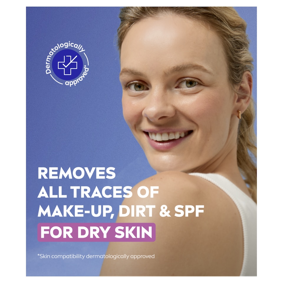 image 1 of NIVEA Cleansing Face Wipes Dry Skin 25 Pack