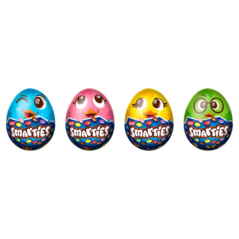 Smarties tejcsokoládé tojás tejcsokoládés cukordrazséval 40 g