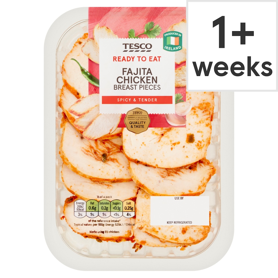 Tesco Fajita Chicken Breast Pieces 120G