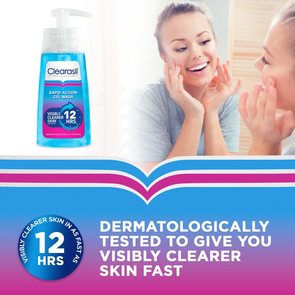 image 1 of Clearasil Ultra Rapid Action Gel Wash 150Ml