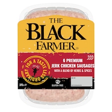 The Black Farmer Jerk Chicken Sausages 375g