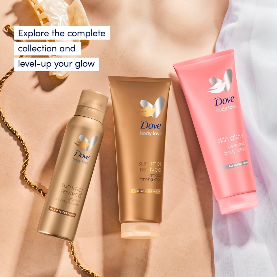 image 1 of Dove Gradual Tanning Lotion Medium To Dark 200Ml