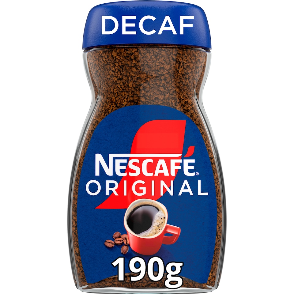 image 1 of Nescafe Original Decaf Instant Coffee 190g