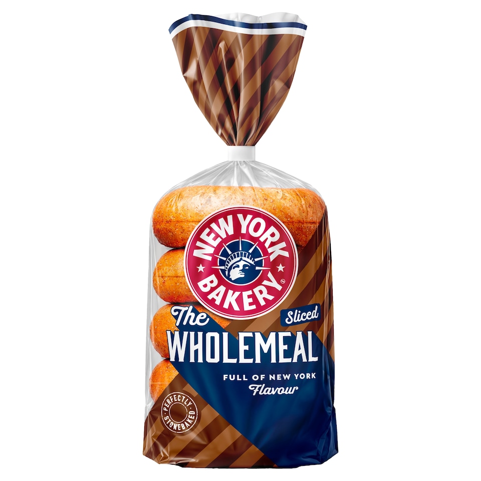 New York Bakery Co Wholemeal Bagels 5 Pack
