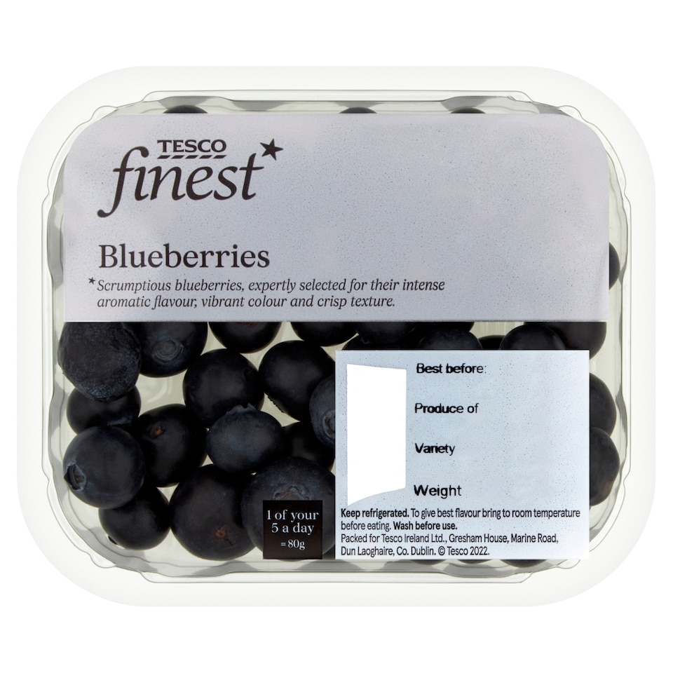 Tesco Finest Blueberries 125G