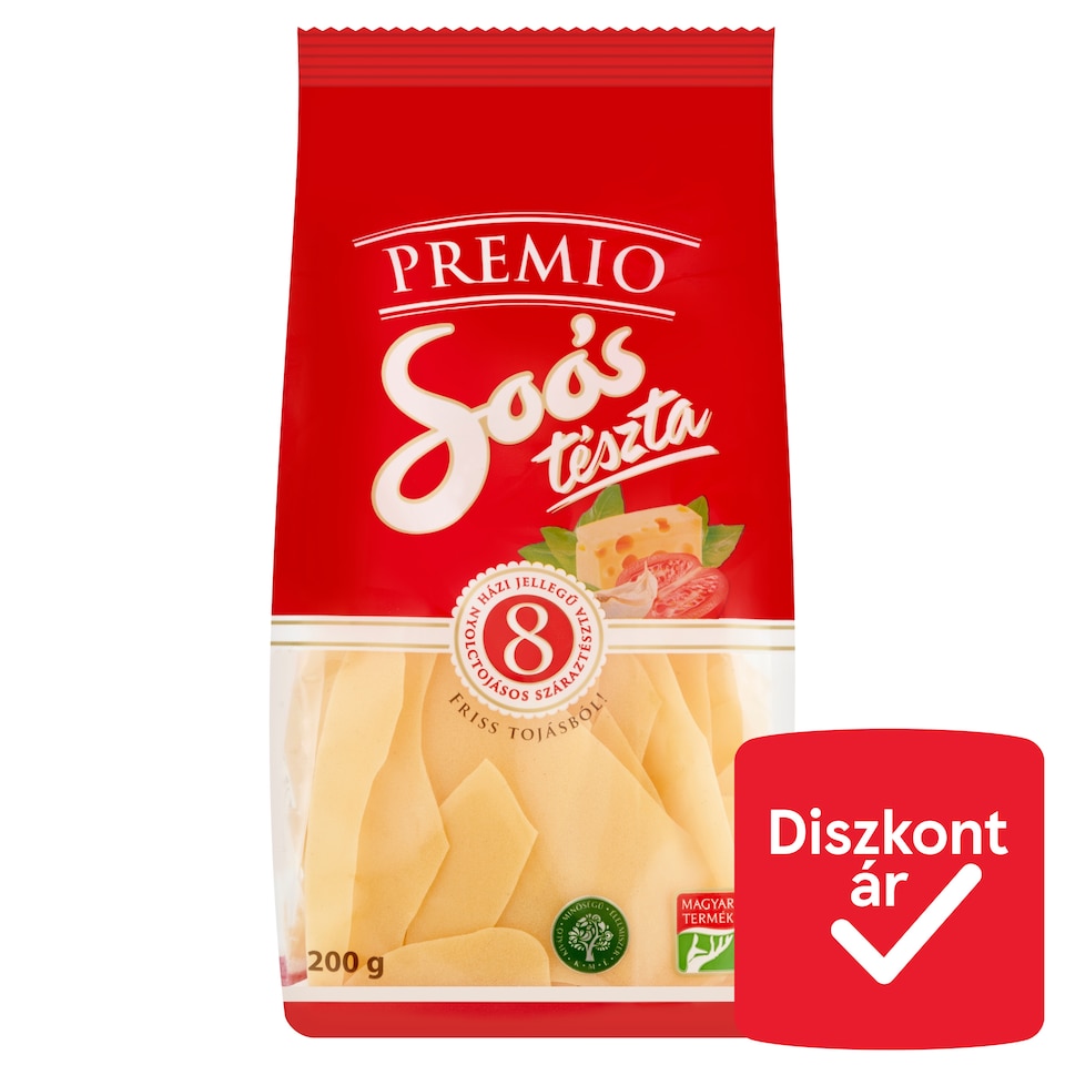 Soós Premio Homestyle Maltagliati Dried Pasta with 8 Eggs 200 g