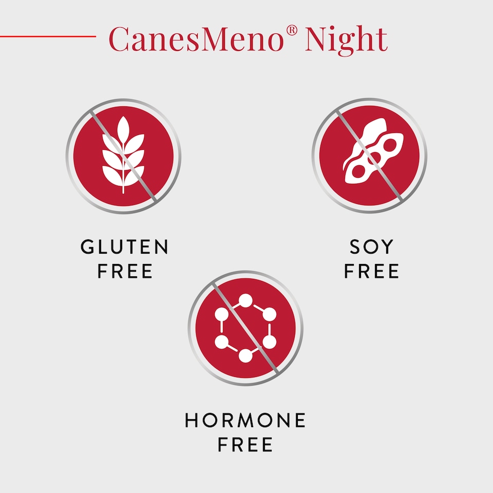 image 1 of CanesMeno Menopause Support Night 30 tablets
