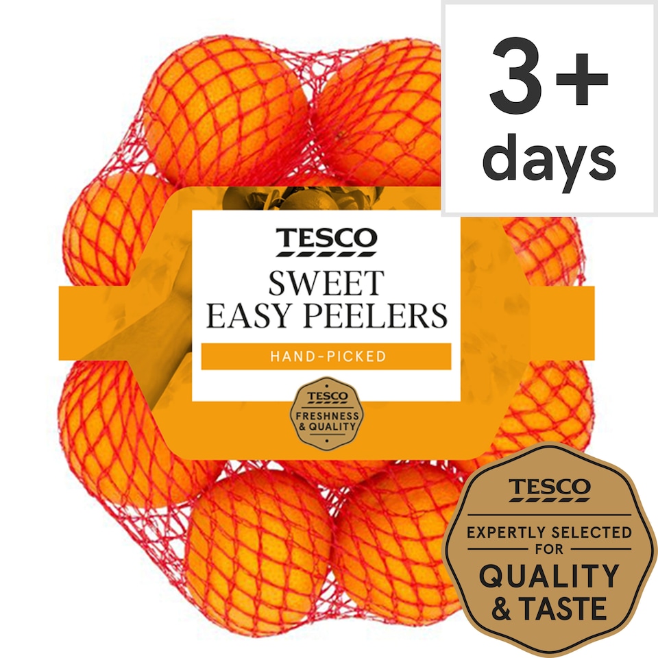 image 1 of Tesco Sweet Easy Peelers 600g