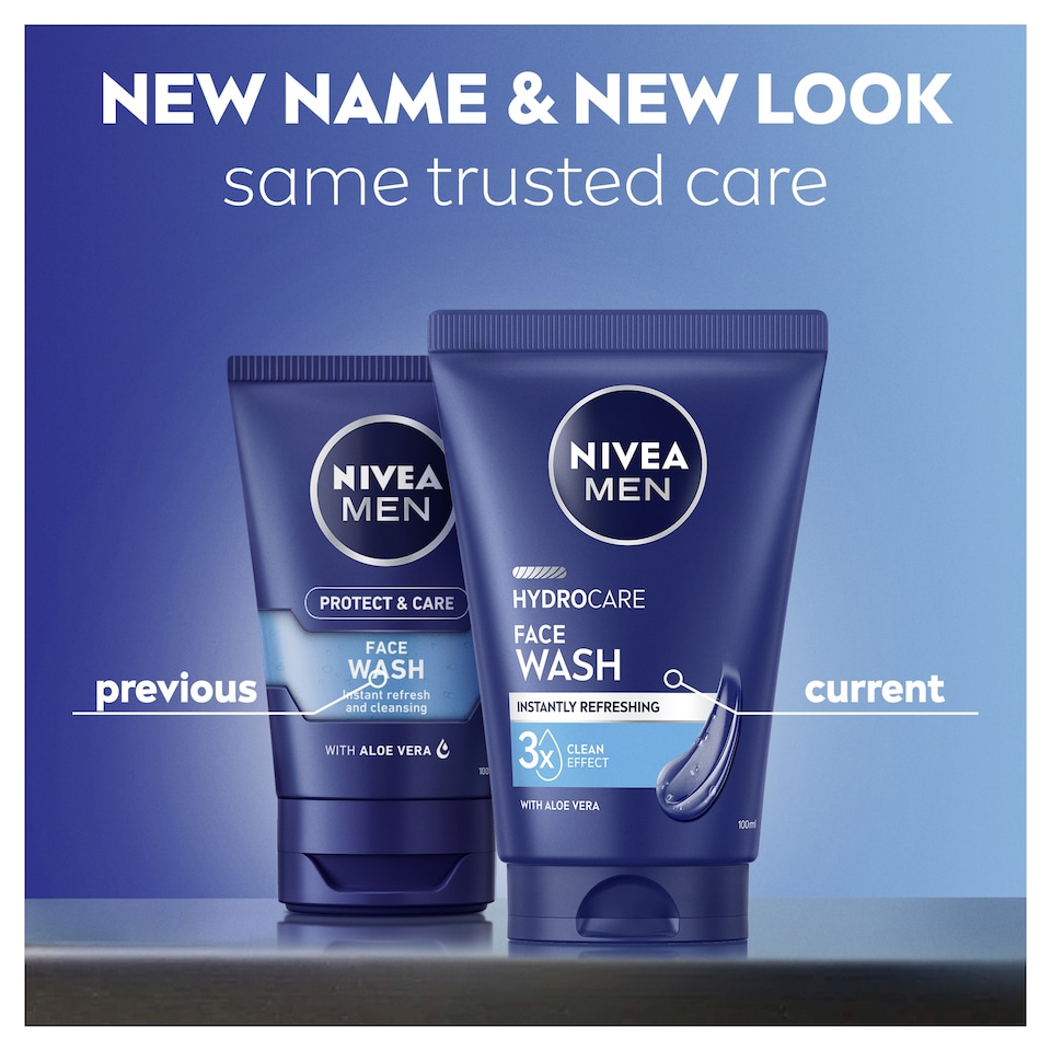 image 1 of NIVEA MEN Protect & Care Deep Cleaning Face Wash 100ml