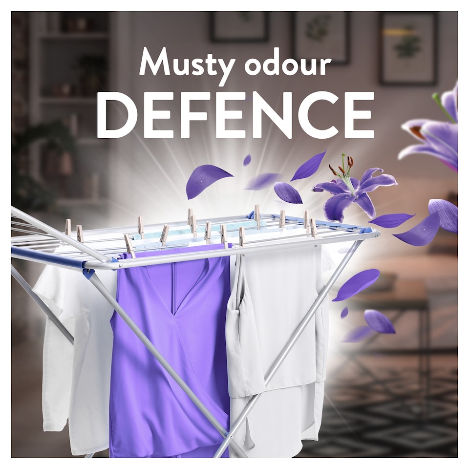 image 1 of Lenor Outdoorable Moonlight Lily Fabric Conditioner 53 Washes 742ml