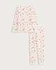 image 2 of F&F Girls Cotton Rich Heart Print Pyjama Set in Multi