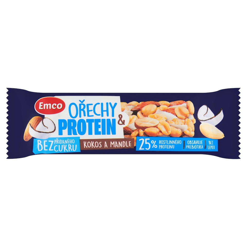 Emco Ořechy & protein kokos a mandle 35g