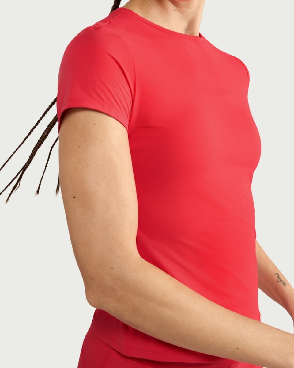 image 1 of F&F Active ULTRAMOVE Short Sleeved T-Shirt in Red