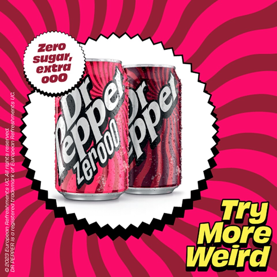 image 1 of Dr Pepper Zero 330Ml