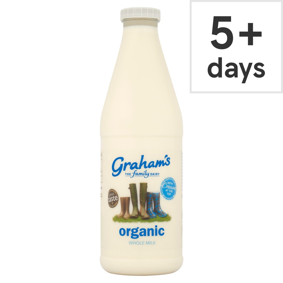 Graham's Organic Whole Milk 1L