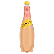 Schweppes Pink Grapefruit Soda Drink 1 Litre