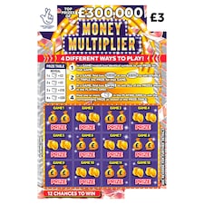 MONEY MULTIPLIER SCRATCHCARD