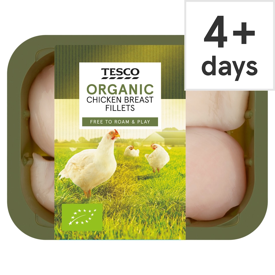 Tesco Organic 2 Chicken Fillets