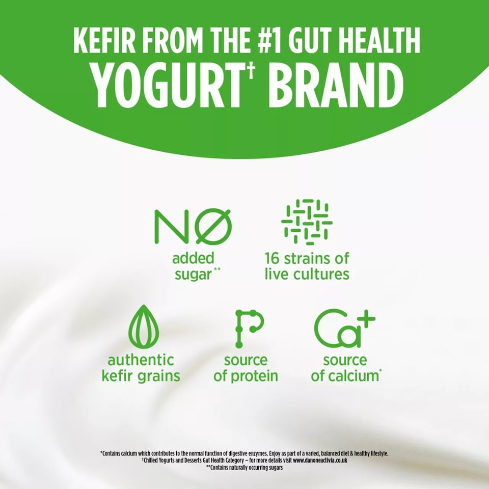 image 1 of Activia Kefir Natural Gut Health Yoghurt Drink 280ml