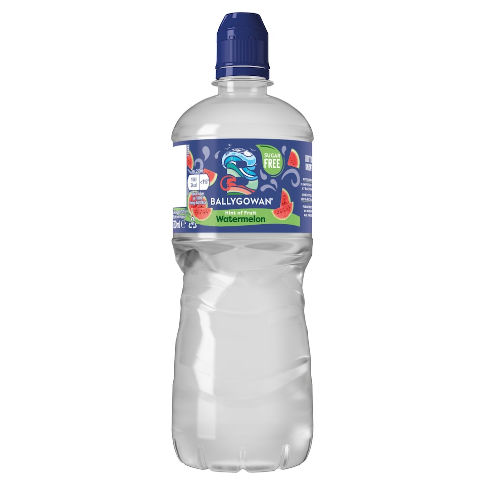 image 1 of Ballygowan Hint of Fruit Watermelon Sugar Free Flavoured Still Water 750ml  