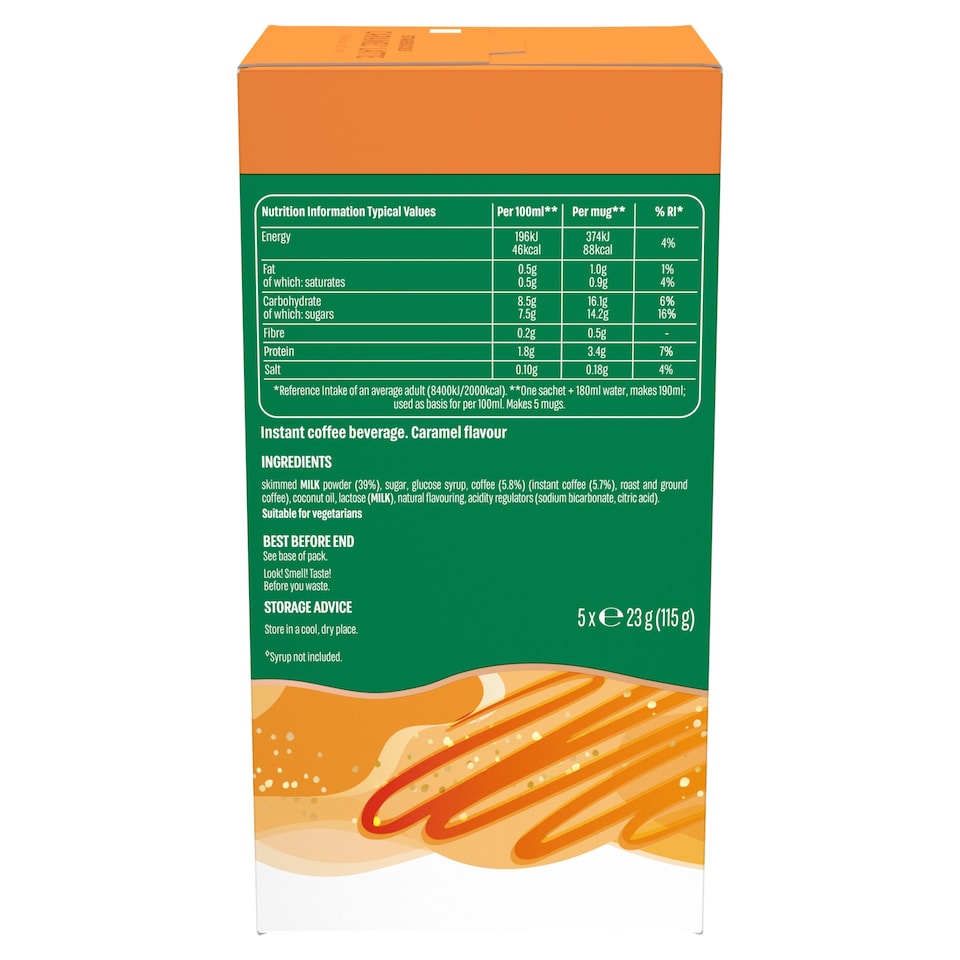 image 1 of Starbucks Caramel Latte 5 X 23G