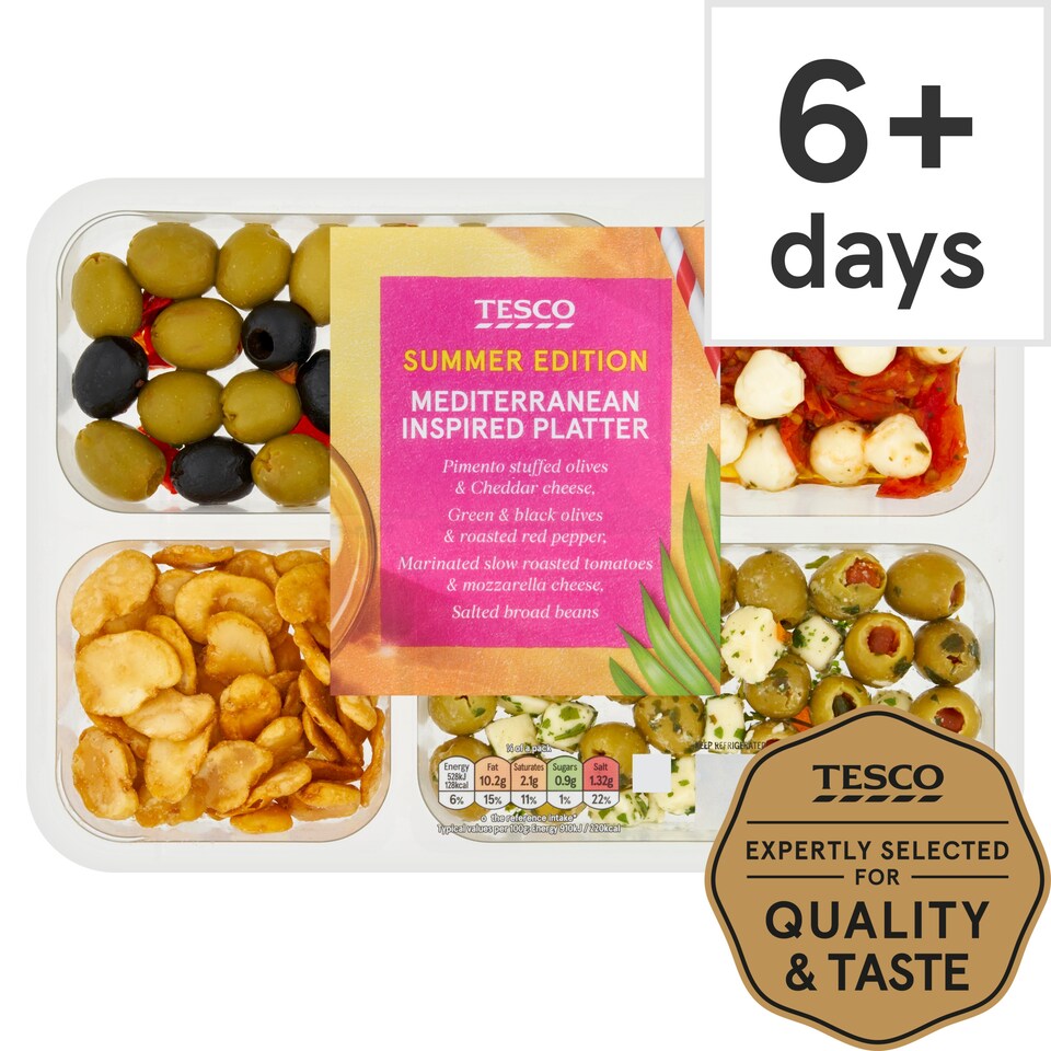 Tesco Mediterranean Inspired Platter 230G