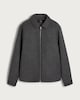 image 4 of F&F Wool Blend Zip Through Jacket in Grey