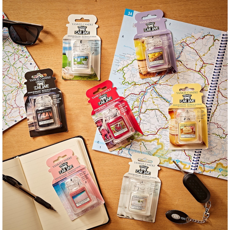 image 1 of Yankee Candle Black Coconut Car Jar Air Freshener