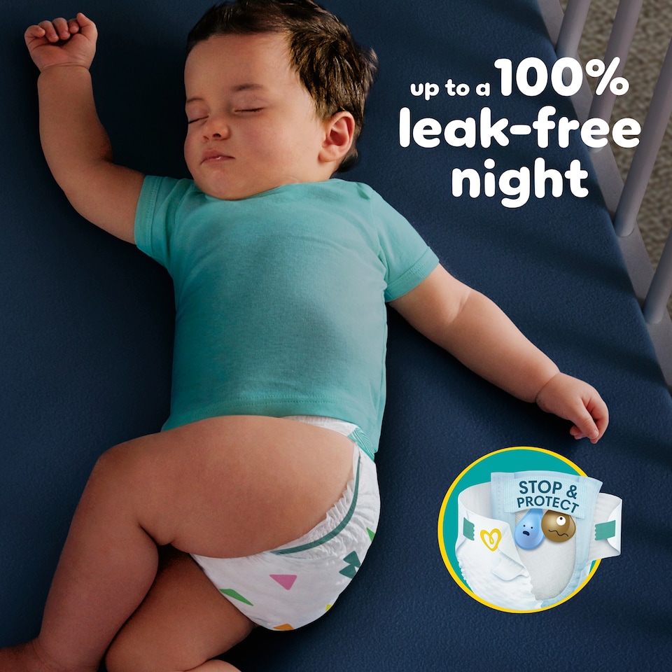 image 1 of Pampers Baby Dry Size 4 Essential Pack 44 Nappies