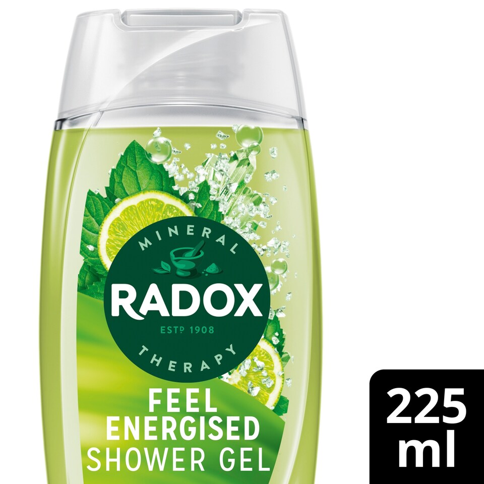image 1 of Radox Mint & Lime Feel Energised Shower Gel 225ml