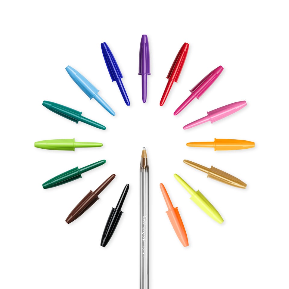 image 1 of BIC Cristal Pens Fun 10 Pack