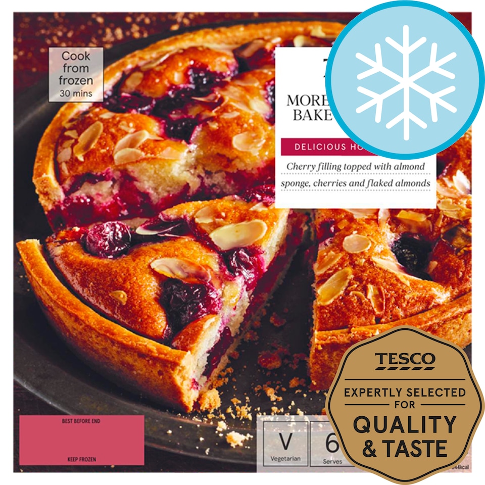 Tesco Morello Cherry Bakewell Tart 410G