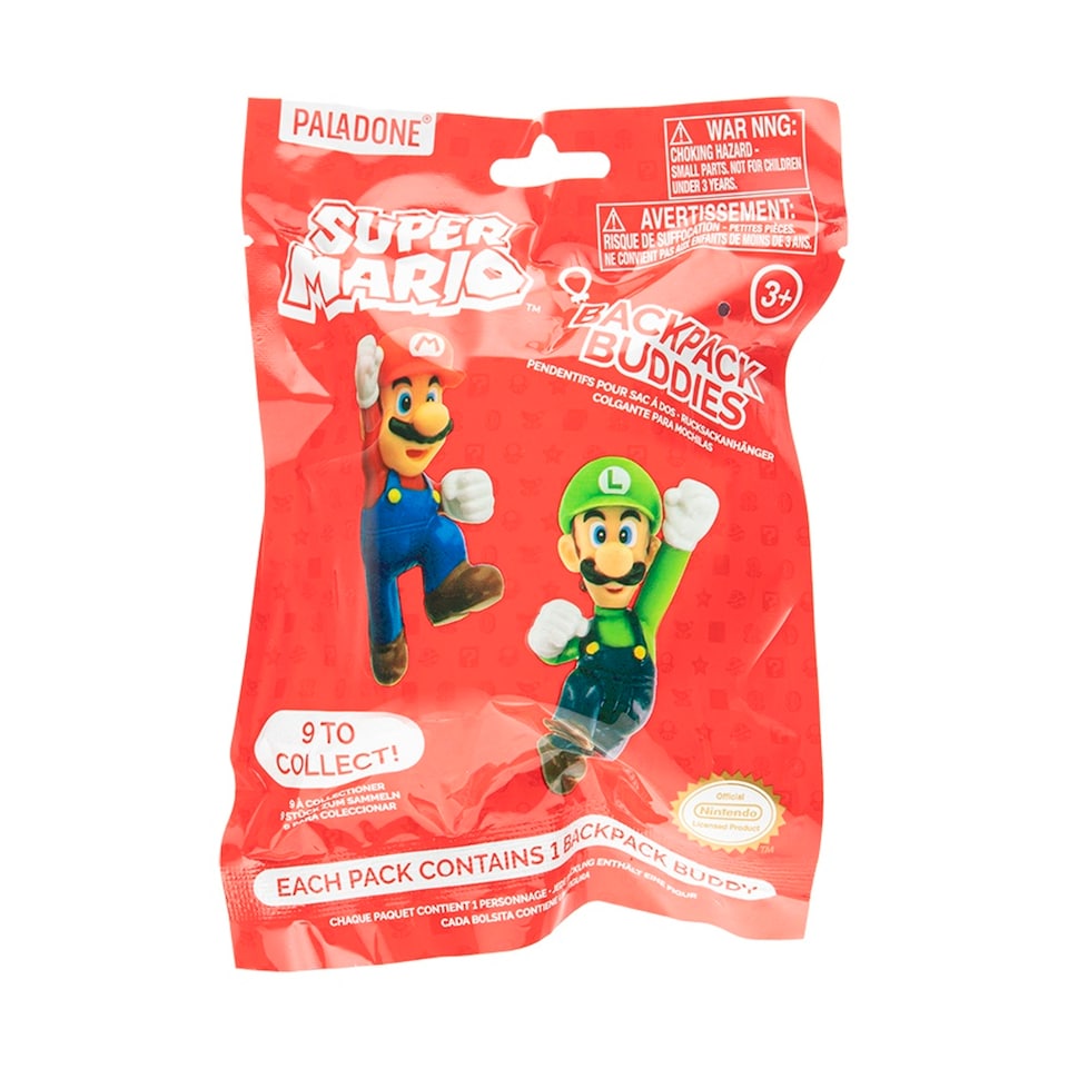 image 1 of Super Mario Backpack Buddies Blind Bag Assortment