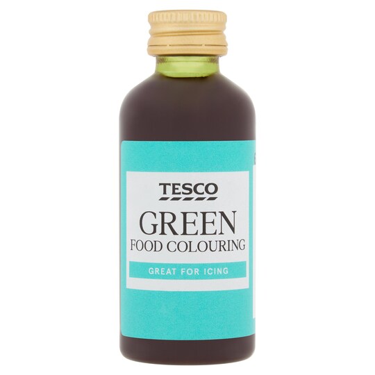 Tesco Green Food Colouring 60Ml Tesco Groceries