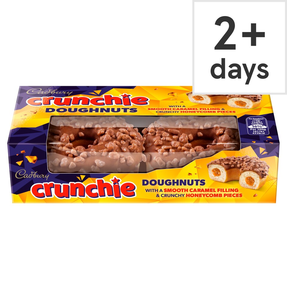 Cadbury Crunchie Doughnuts 2 Pack