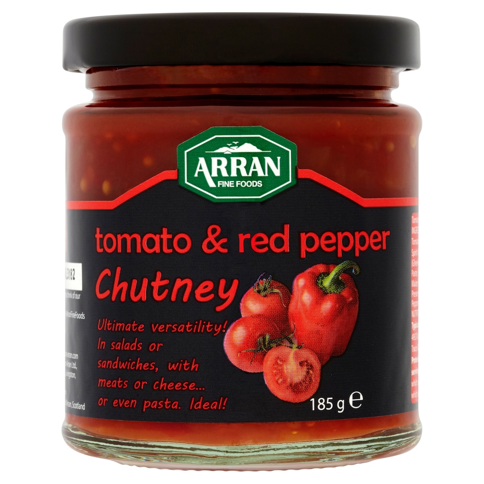 Arran Fine Foods Tomato & Red Pepper Chutney 185g